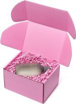Timirog 9x6.5x2 Inches Black Shipping Boxes 25 Pack - Corrugated Cardboard Mailing Box for Small Business, Tab Locking Literature Mailer Packaging Supplies for Packing Digest Size Book Gifts Craft DVD - Image 6